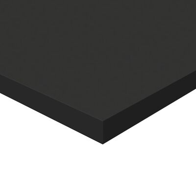 vidaXL Wandschappen 4 st 80x30x1,5 cm spaanplaat zwart