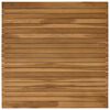 vidaXL Tafelblad 80 x 80 x 3,5 cm Vierkant Massief Teakhout Naturel