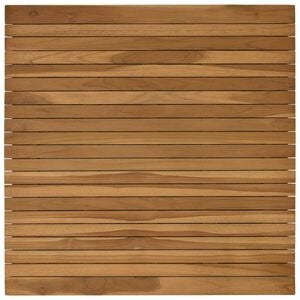 vidaXL Tafelblad 80 x 80 x 3,5 cm Vierkant Massief Teakhout Naturel