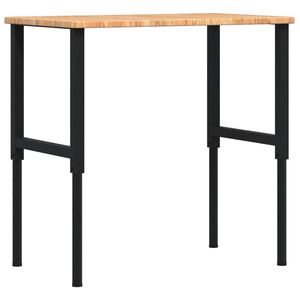 vidaXL Werkbank rechthoek 100x60x(71,5-98) cm eikenhout lichtbruin