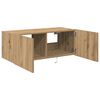 vidaXL TV Wandkast Artisan Eiken 80 x 35 x 31 cm Bewerkt hout