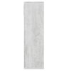vidaXL Boekenkast 88,5x27,5x88 cm bewerkt hout betongrijs