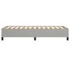 vidaXL Bedframe zonder matras 90x200 cm stof lichtgrijs