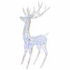 vidaXL Kerstdecoratie rendier XXL 2 st 250 LED meerkleurig 180cm acryl
