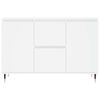 vidaXL Dressoir 101,5x35x70 cm bewerkt hout wit