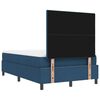 vidaXL Boxspringbed met matras met hoofdeinde Blauw 120 x 200 cm Stof