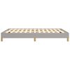 vidaXL Bedframe zonder matras stof lichtgrijs 160x200 cm