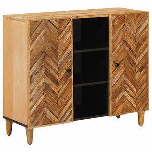 vidaXL Opslagkasten Bruin 90 x 33,5 x 75 cm Massief Mango Hout