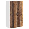 vidaXL Wandkast LUCCA Oud hout 60 x 31 x 100 cm Bewerkt hout