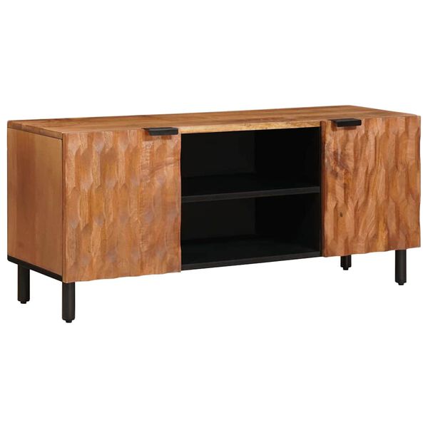 vidaXL TV-kast met plank Acacia Bruine Afwerking 105 x 33 x 46 cm