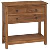 vidaXL Dressoir Naturel 79 x 35 x 80 cm Massief Teakhout
