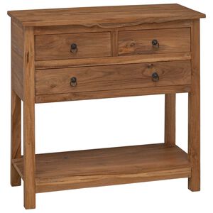 vidaXL Dressoir Naturel 79 x 35 x 80 cm Massief Teakhout