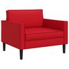 vidaXL XL fauteuil Rood Kunstleer