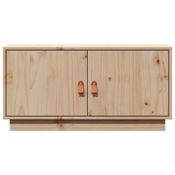vidaXL Tv-meubel 80x34x40 cm massief grenenhout