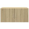 vidaXL Wandkast 80x42,5x40 cm bewerkt hout sonoma eikenkleurig