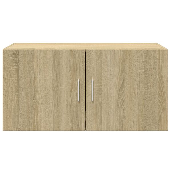 vidaXL Wandkast 80x42,5x40 cm bewerkt hout sonoma eikenkleurig