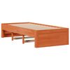vidaXL Bedframe zonder matras met lades grenenhout wasbruin 90x200 cm