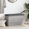vidaXL Opbergbankje 82x42x45 cm bewerkt hout grijs sonoma eikenkleurig