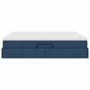 vidaXL Opbergbed met matras met matras Blauw 180 x 200 cm Polyester