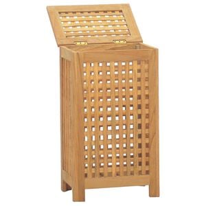 vidaXL Wasmand 35x25x60 cm massief teakhout