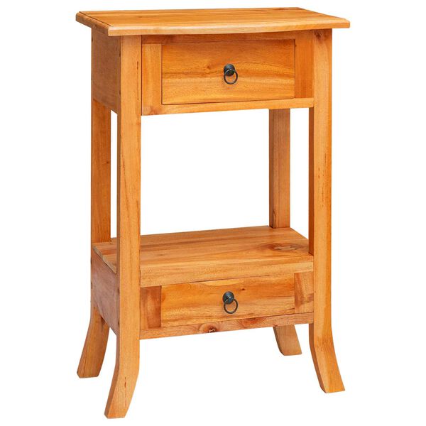 vidaXL Wandtafel Naturel 50,5 x 30 x 75,5 cm Massief Mahoniehout