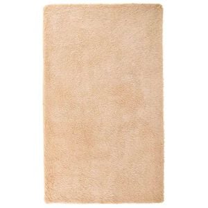 vidaXL Hoogpolig vloerkleed NAVARRA 60x100 cm polyester beige