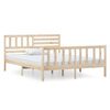 vidaXL Bedframe massief hout 120x190 cm