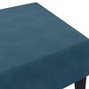 vidaXL Voetenbank 77x55x31 cm fluweel blauw