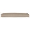vidaXL Kussen Taupe 110 x 40 x 8 cm Oxford Stof