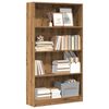 vidaXL Boekenkast 80x24x143 cm bewerkt hout artisanaal eikenkleurig