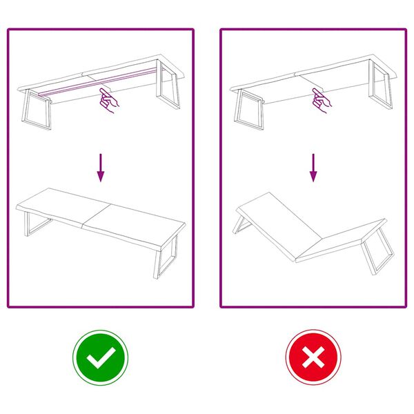vidaXL Tafelblad 180x60x(2-4)cm behandeld massief eikenhout lichtbruin