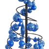 vidaXL LED-kerstboom met kerstballen 80 LEDs warm wit 120 cm