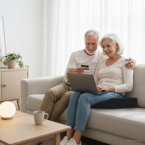 vidaXL Zitkussen Zwart 40 x 40 x 11 cm PU Schuim