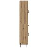 vidaXL Hoge kast met lade 2 pcs Artisan Eiken Bewerkt hout