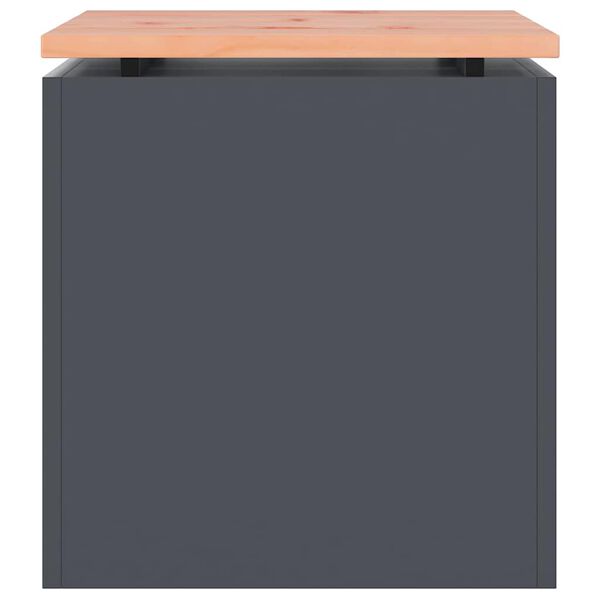 vidaXL Tuinbank Antraciet 40 x 40 x 43 cm Staal