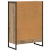 vidaXL Boekenkast Ambachtelijk eiken 80 x 30 x 155 cm Bewerkt hout