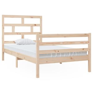 vidaXL Bedframe massief grenenhout 100x200 cm