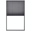 vidaXL Raamhor pliss&eacute; 120x160 cm aluminium antraciet
