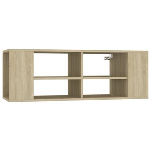 vidaXL Tv-wandmeubel 102x35x35 cm bewerkt hout sonoma eikenkleurig