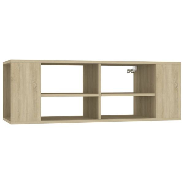 vidaXL Tv-wandmeubel 102x35x35 cm bewerkt hout sonoma eikenkleurig