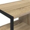 vidaXL Bijzetkast Sonoma 96.5 x 30 x 75 cm Bewerkt hout