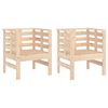 vidaXL Tuinstoelen 2 st 61,5x53x71 cm massief grenenhout