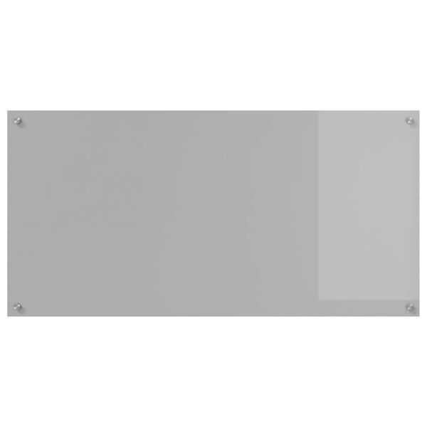 vidaXL Keuken Spatscherm Lichtgrijs 120 x 60 cm gehard glas