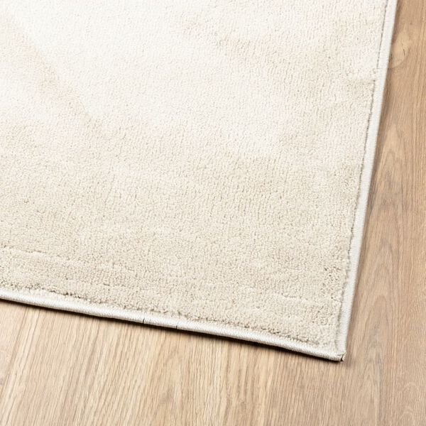 vidaXL Vloerkleed OVIEDO laagpolig 120x170 cm beige