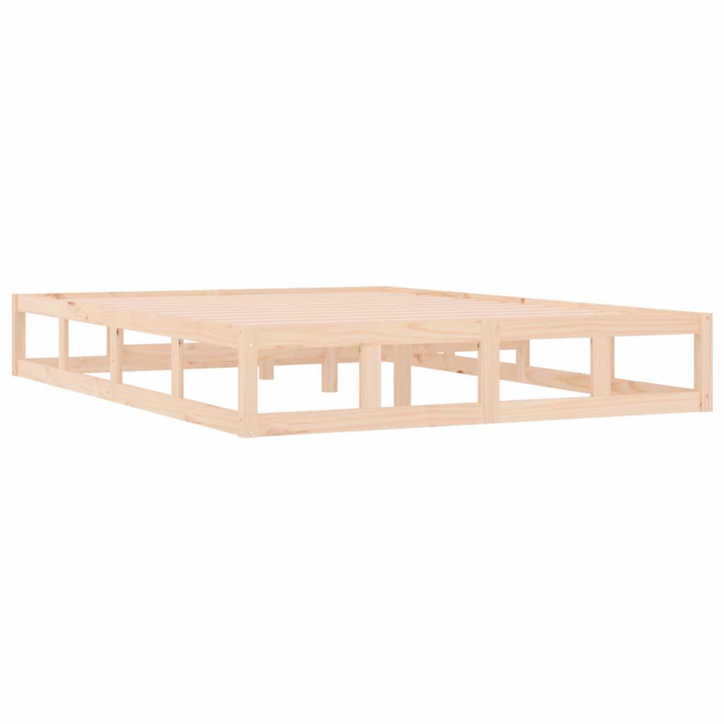 vidaXL Bedframe massief hout 180x200 cm