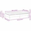vidaXL Hoekbedframe met Matras Anders 2 pcs Lichtgrijs Fluweel
