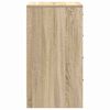 vidaXL Dressoir met lade Sonoma eiken 40 x 41 x 75 cm Bewerkt hout