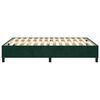 vidaXL Boxspring bed 140x200 cm fluweel donkergroen