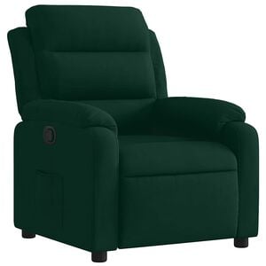 vidaXL Fauteuil verstelbaar fluweel donkergroen