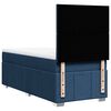 vidaXL Boxspring met matras stof blauw 90x190 cm